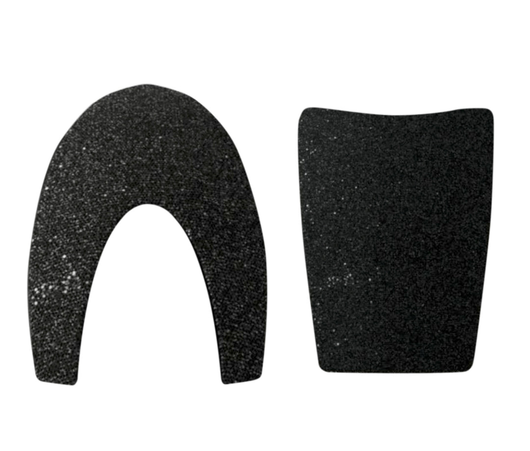 Black Glitter Cromo 2 Front & Rear Panels