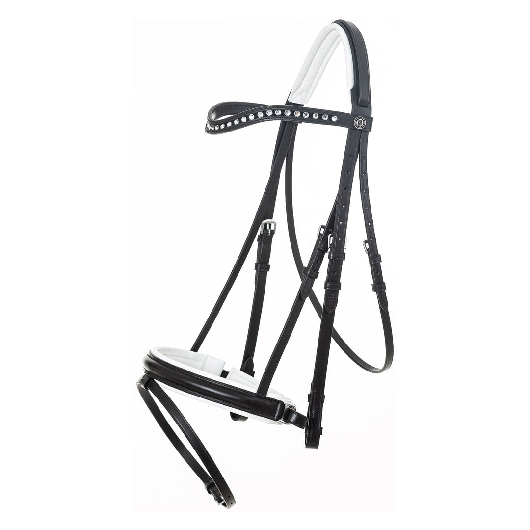 Imperial Riding Snaffle Bridle DI Layla Black