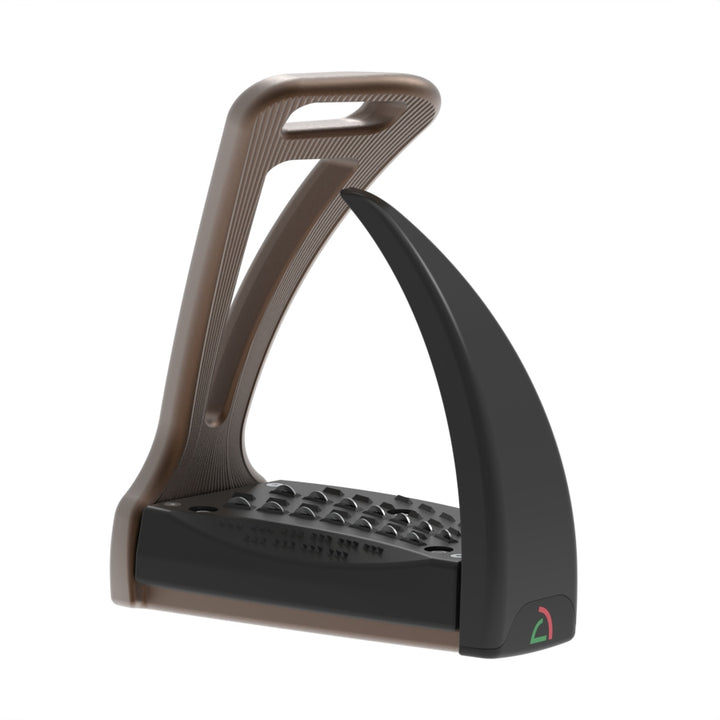 SafeRiding S2 Safety Stirrups Bronze & Black