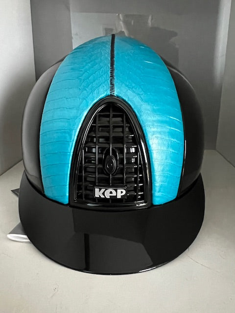 KEP Cromo T Black With Front Blue Snake