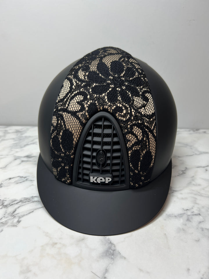 Kep Cromo 1 Black Textile with Lace Front Panel