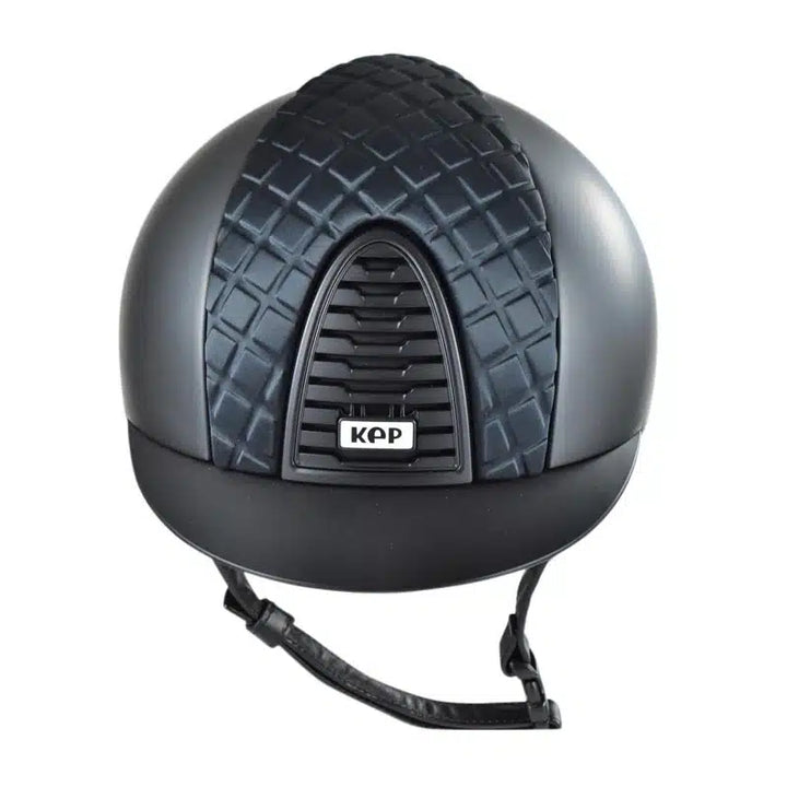 Kep Cromo 2 BLACK TEXTILE WITH PLAIN MILANO FRONT PANEL Medium shell (51-58cm)